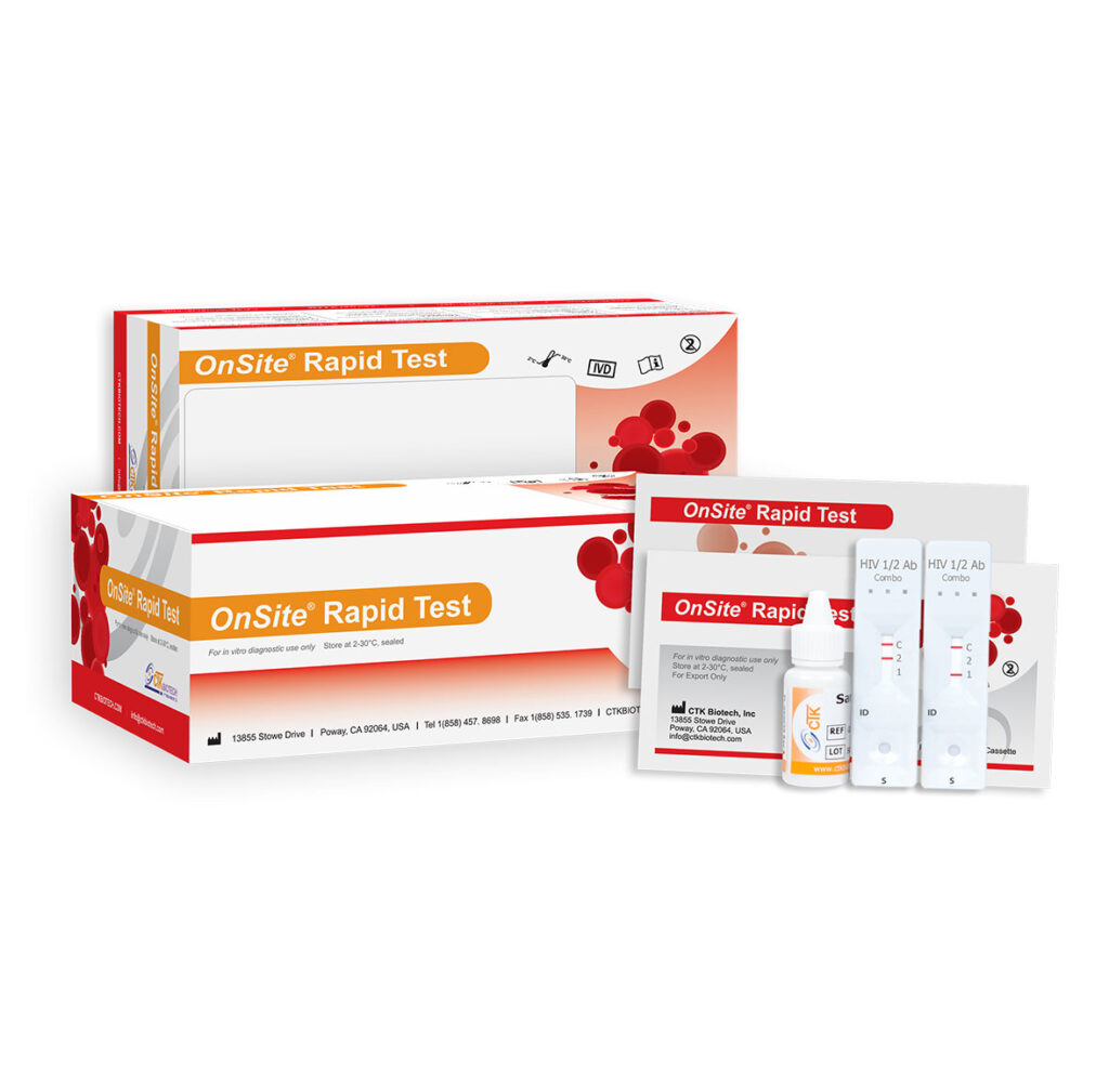 OnSite®  HIV 1/2 Ab Plus Combo Rapid Test