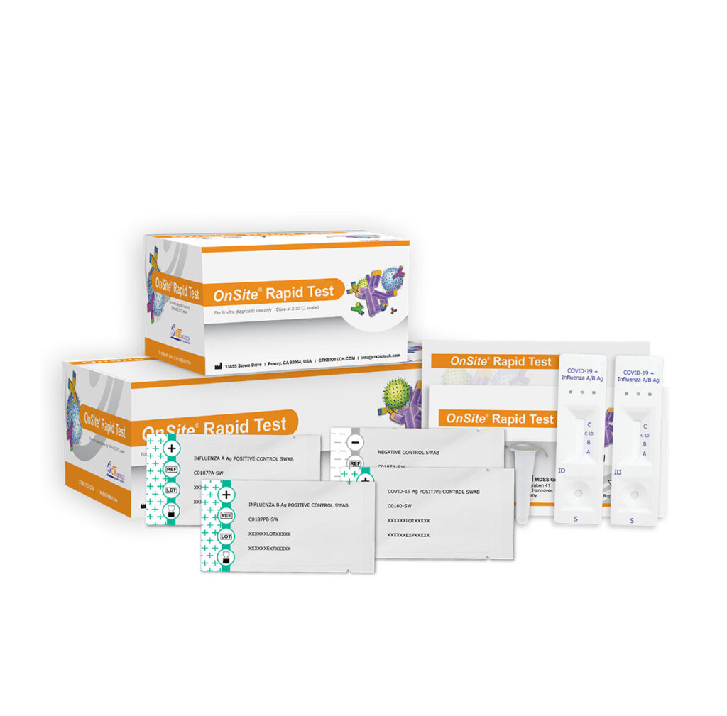 OnSite® COVID-19 + Influenza AB Ag Rapid Test 