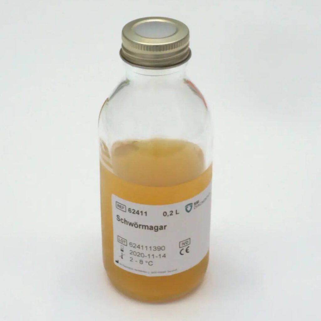 Schwörm agar for Salmonella H‑phase detection