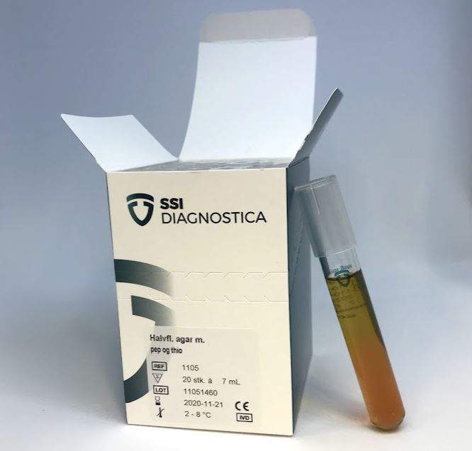 1105 Halvfl. agar m. pep og thio