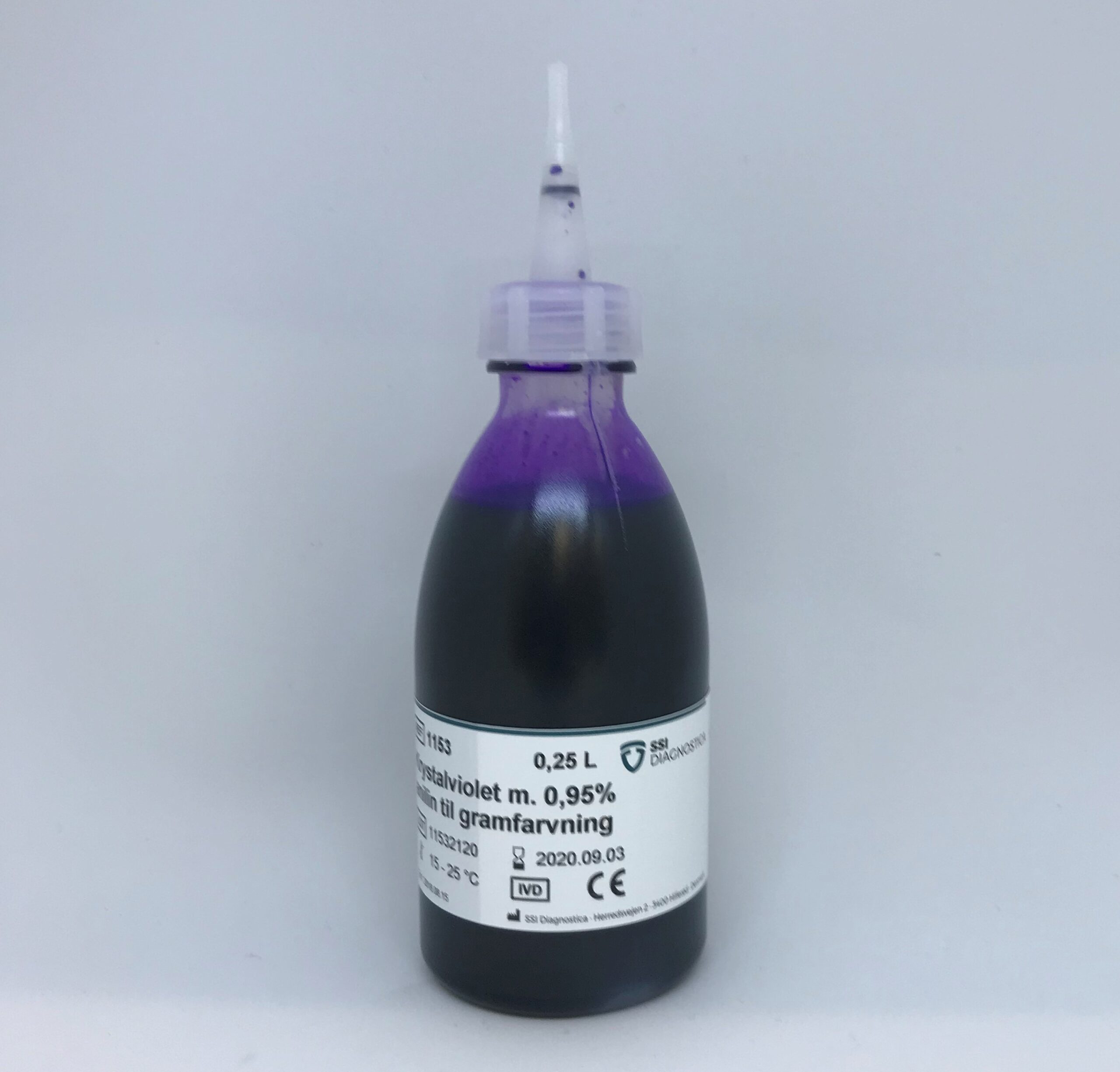 1153 Krystalviolet m. 0,95 procent anilin - 0,25 L