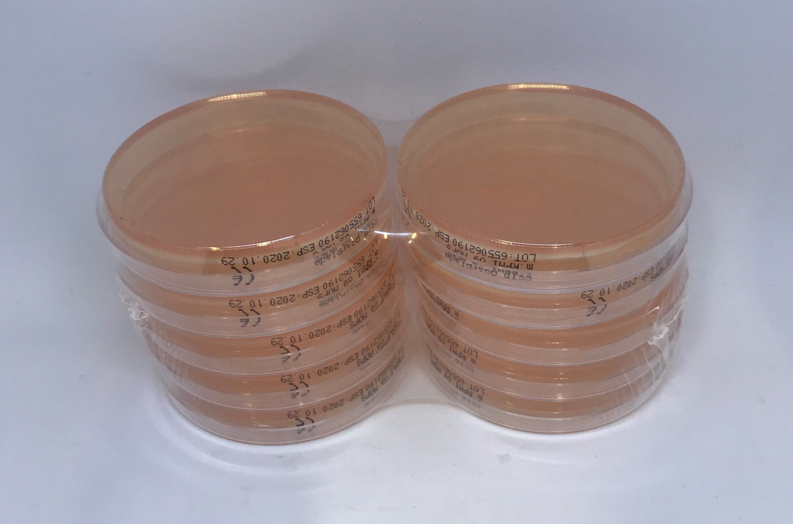 65506 Agarplade m. RPMI og MOPS, 9 cm 10 stk