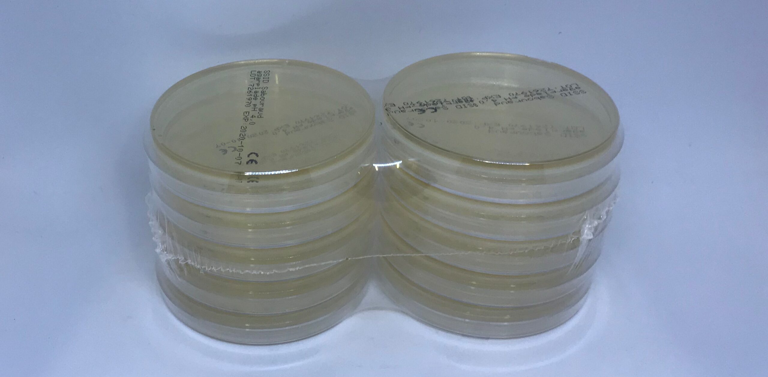 726 Sabouraud agarplade pH 4,0, 9 cm 10 stk