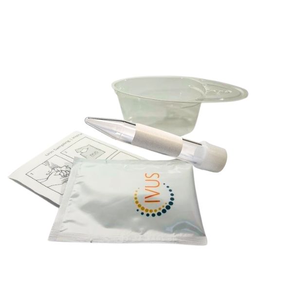 100 ml urinkop, 10 ml rør med etiket, m/vådserviet (IV-1001)